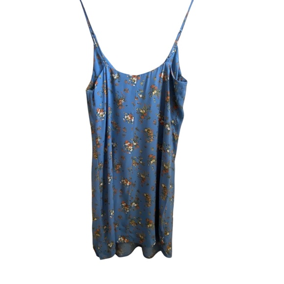 Reformation NWT Ventura Rory Blue w/ Flowers True Mini Slip Dress SZ Small - Picture 7 of 16